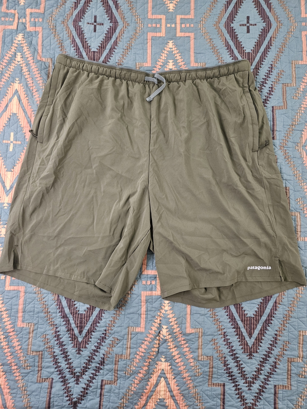 Patagonia Men's Olive Active Shorts